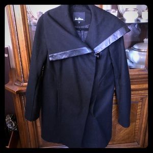 Short black shawl jacket